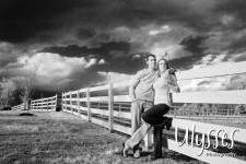 Allie & Traver engagement (#042 infrared)
