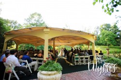 Amber & Matt wedding #157 - Ceremony under the Catlin Gardens tent