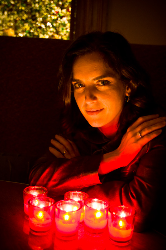 Jenni by candlelight